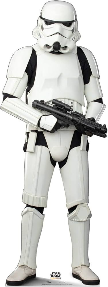 Cardboard People Stormtrooper Life Size Cardboard Cutout Standup - Disney Star Wars: The Mandalor... | Amazon (US)