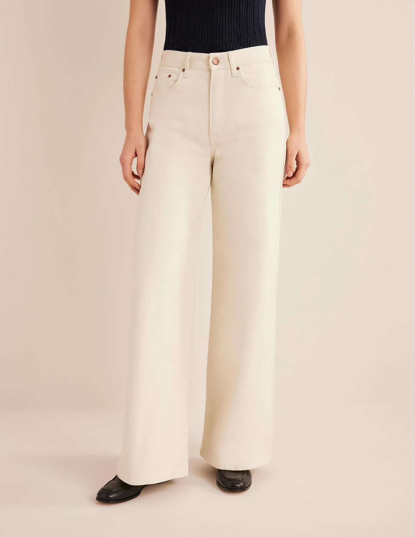 High Rise Wide Leg Jeans | Boden (UK & IE)