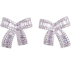 Amazon.com: Fashion jewelry elegant statement rhinestone bow stud earrings for women (Classic Bow):  | Amazon (US)