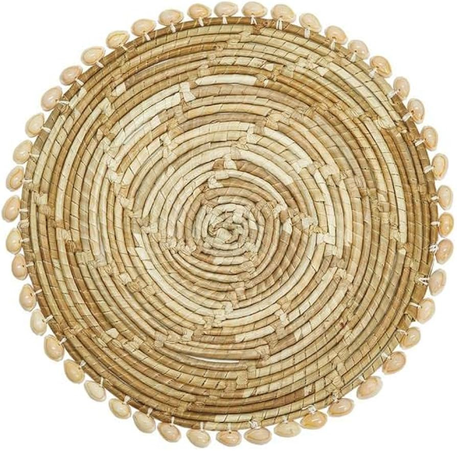 Two's Company Pandan and Seashells Set of 4 Placemats | Amazon (US)