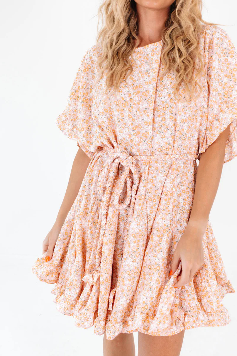Pretty Petals Dress - Pink | The Impeccable Pig