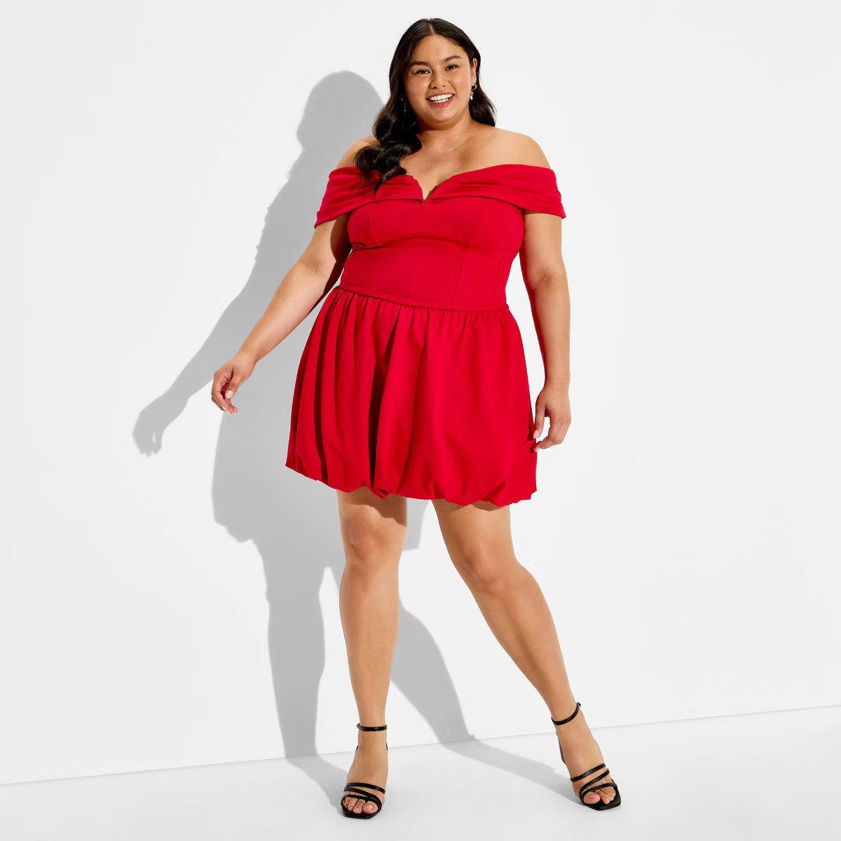 Women's Plunge Bubble Mini A-Line Dress - Wild Fable™ | Target