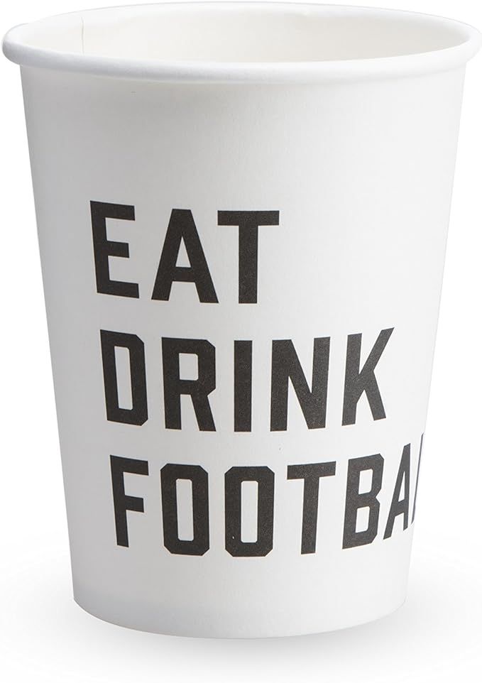 Cakewalk (Party) Eat Drink Football Paper Cups, Multi-Colour, One | Amazon (US)