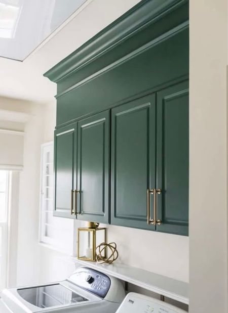 Looking to give your old laminate cabinets, a fresh coat of paint? Here’s everything you need for a stunning transformation! Remember to purchase cabinet specific paint for the best results.  #diyproject #homeimprovement 

#LTKhome #LTKstyletip #LTKfindsunder50
