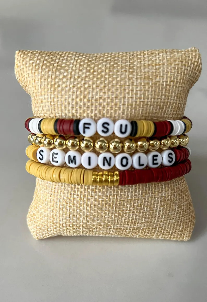 Fsu, Florida Seminoles, Noles, Florida State University, Seminoles, Florida, Heshi Beads, College... | Etsy (US)