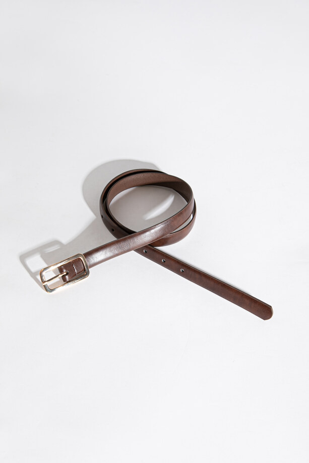 Skinny Belt with Rectangular Buckle | Rickis | Ricki's