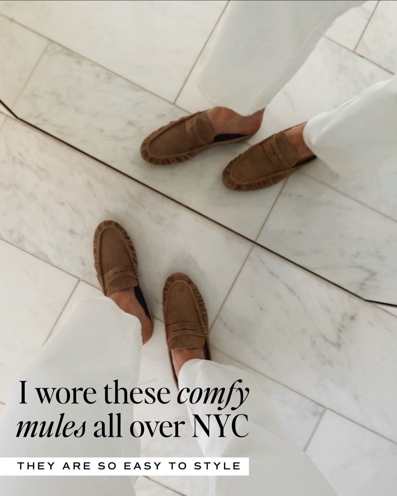 So comfortable and classy. 