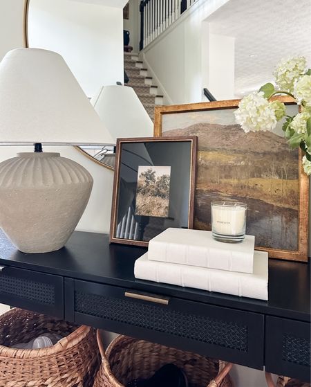 New console table styling finds: lamp and art are new studio McGee finds at target!

#LTKHome