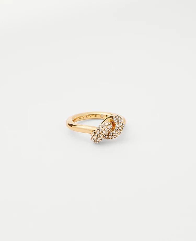 Pave Knot Ring | Ann Taylor (US)