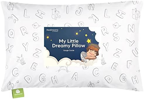 Toddler Pillow with Pillowcase - 13x18 My Little Dreamy Pillow - Organic Cotton Toddler Pillows f... | Amazon (US)