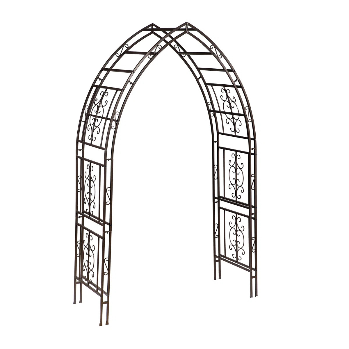 Montebello Metal Triangle Arbor | Wayfair North America