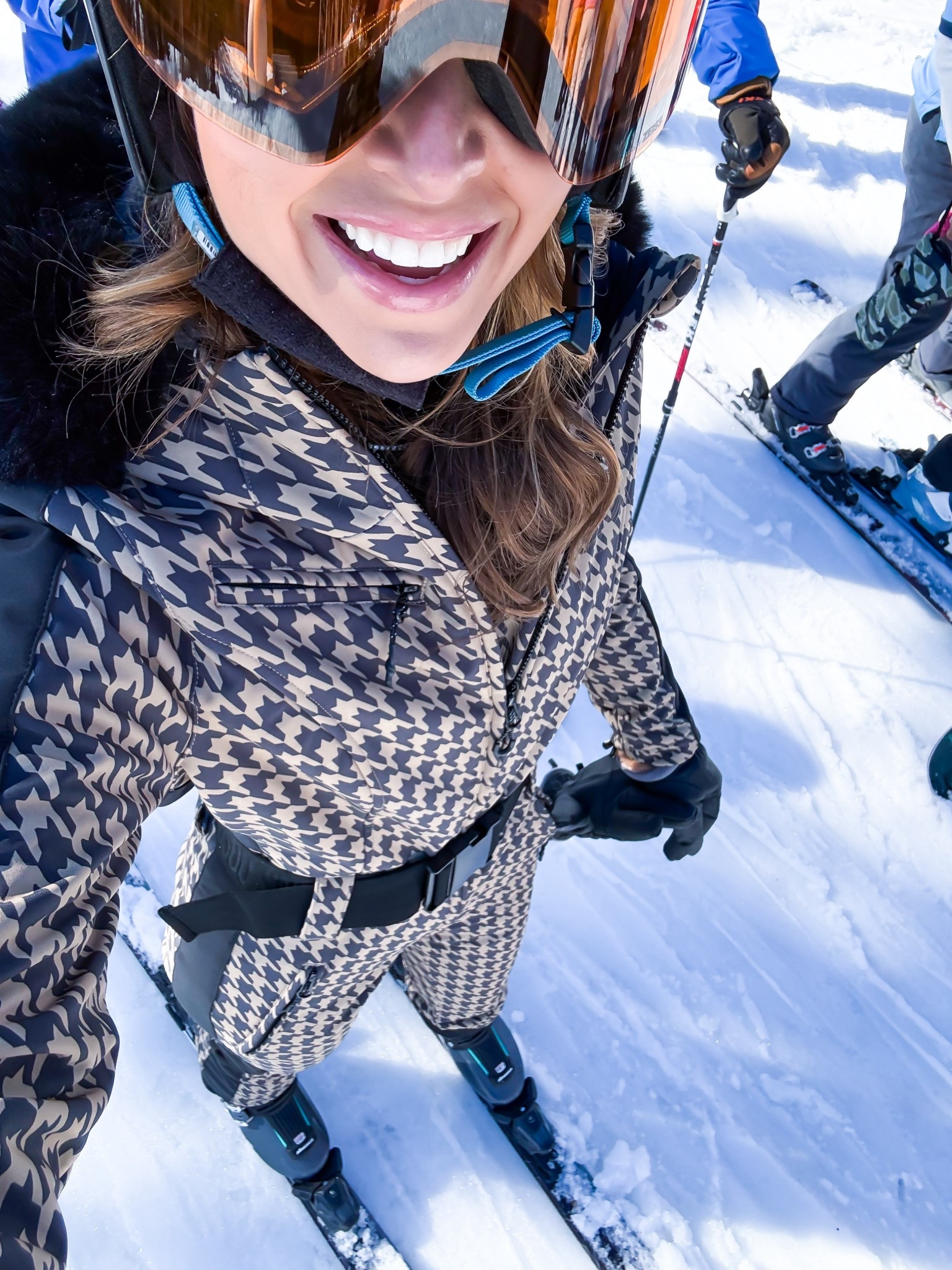 My ski outfit of the day. Park city ski trip outfit. Wearing XS. Has adjustable belt buckle. Water resistant and keeps you very warm! Moon Boots are an older style - linking similar. Winter outfit. Winter trip. 

#LTKActive #LTKTravel #LTKSeasonal