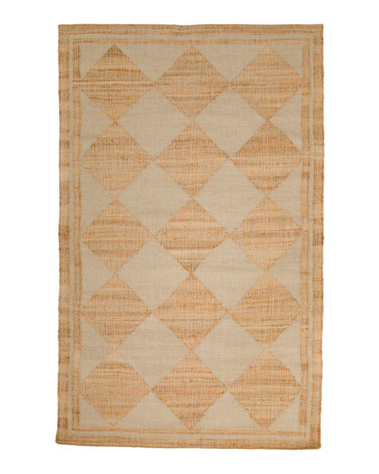 5x8 Wool And Jute Blend Hand Woven Rug | TJ Maxx