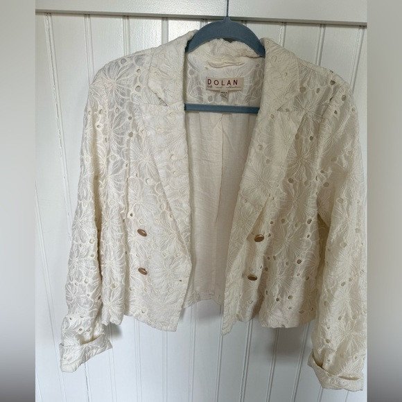 Dolan Women's Cream Lace Jacket | Poshmark