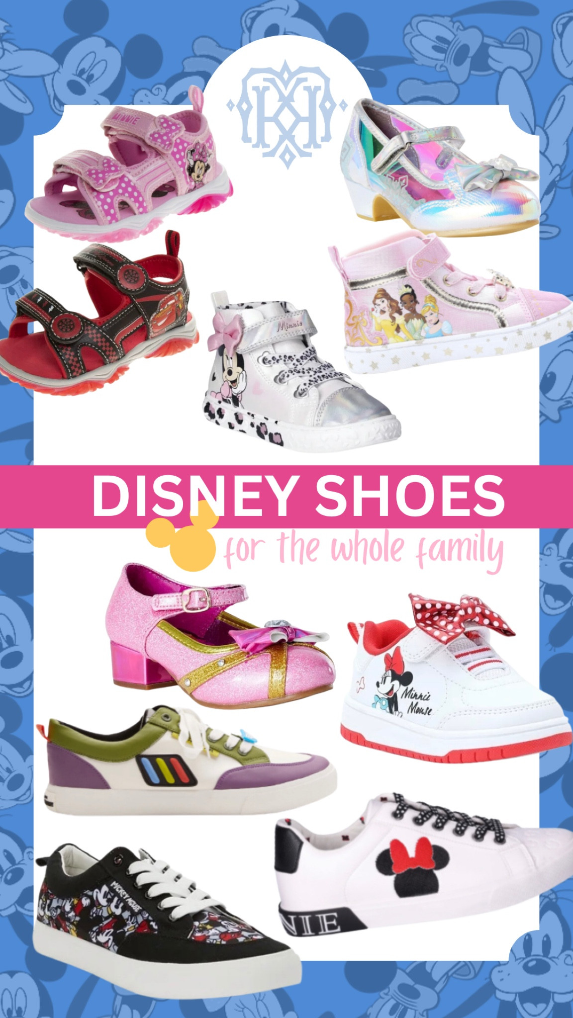 Disney shoes for the whole family, found at Walmart. The perfect shoes for your next disney trip!

#LTKKids #LTKFamily #LTKTravel