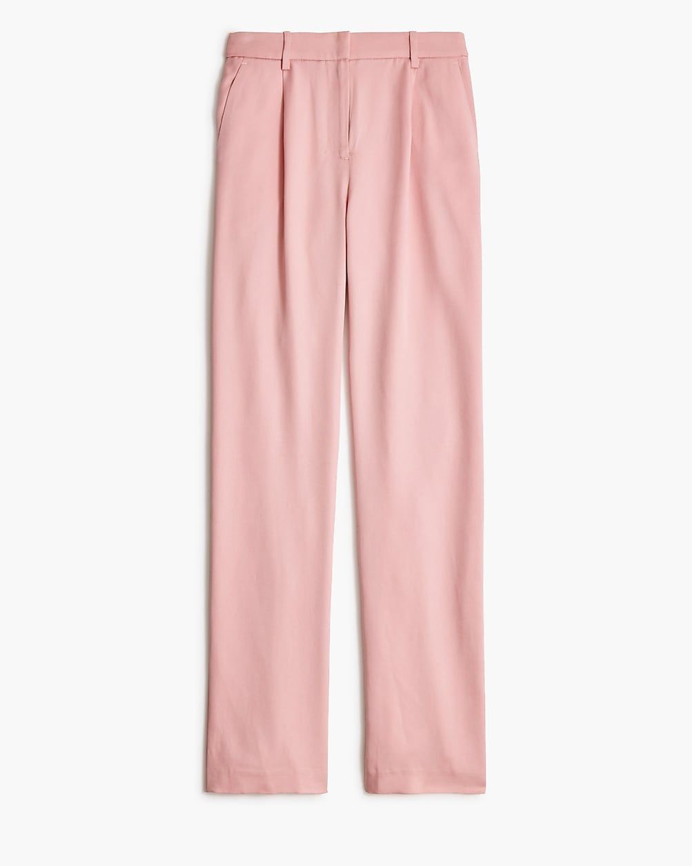 Wide-leg pleated twill trouser pant | J.Crew Factory