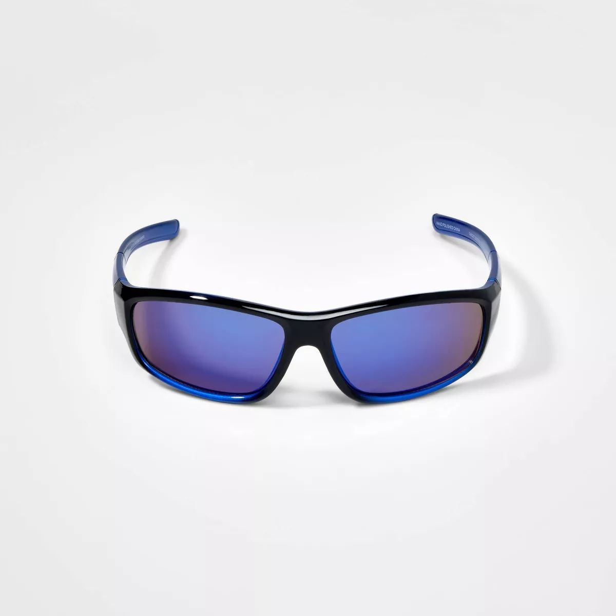 Kids' Sports Sunglasses - Cat & Jack™ Black/Blue | Target
