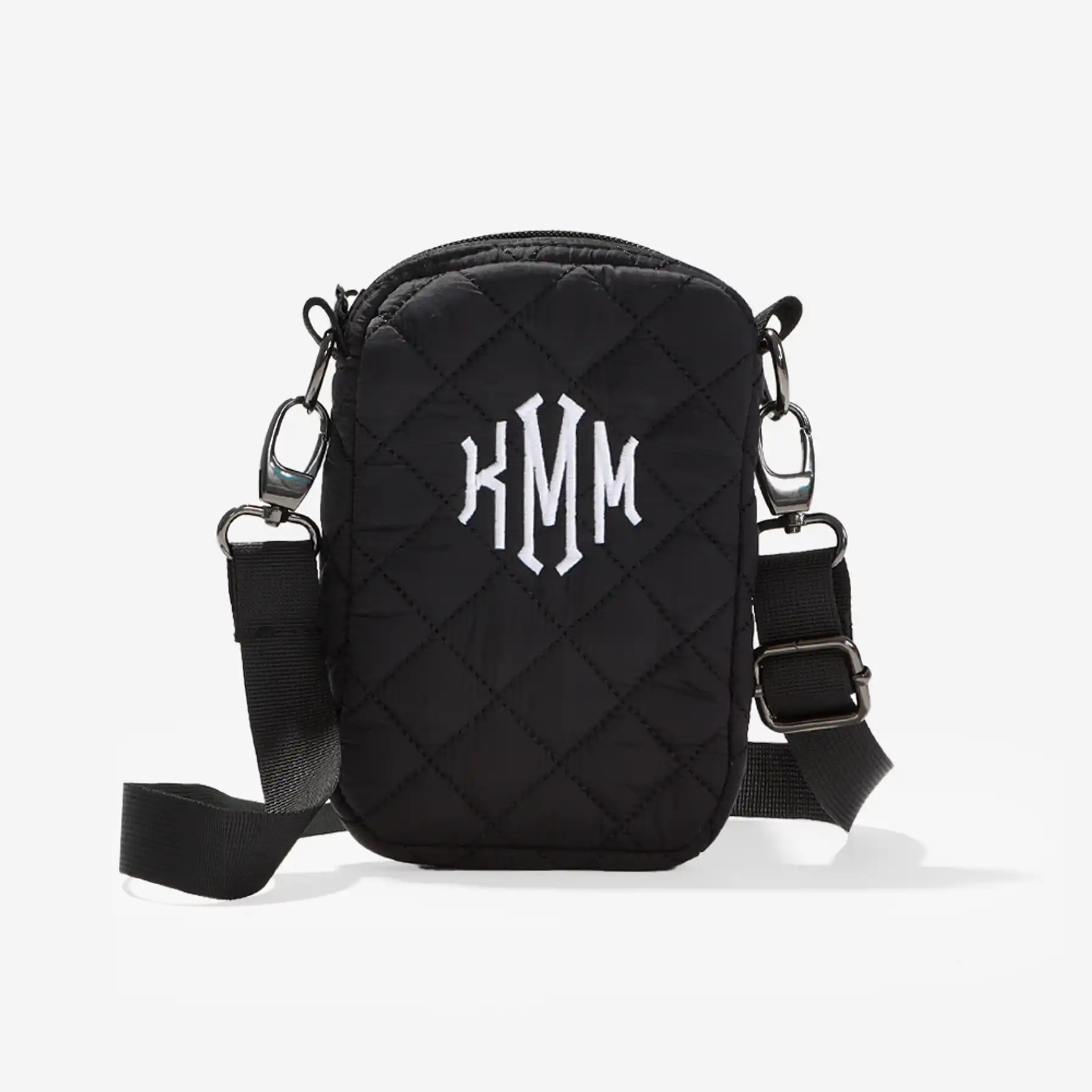 Monogrammed Quilted Phone Crossbody | Marleylilly