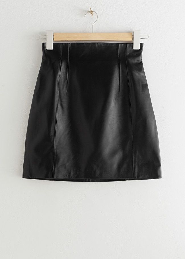 High Waisted Leather Skirt | & Other Stories (EU + UK)