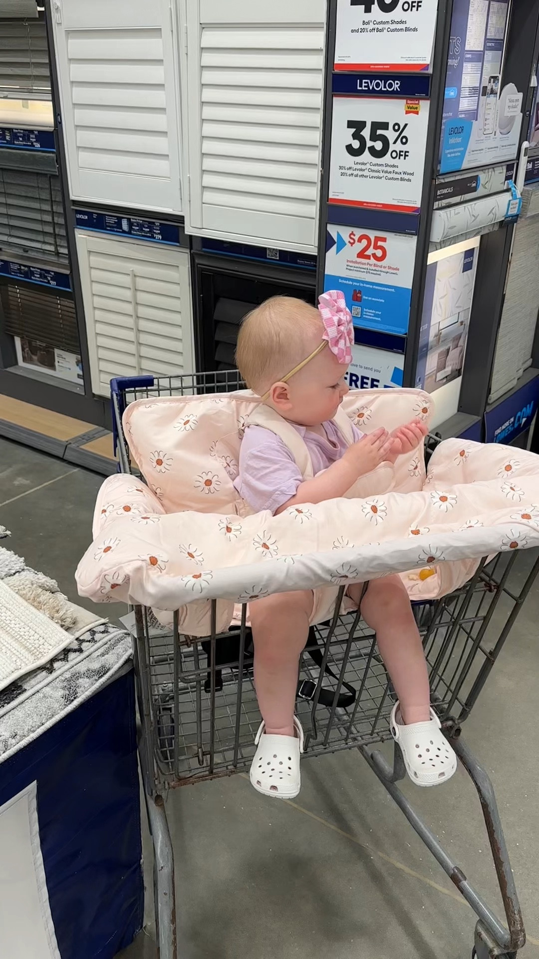 Baby shopping cart cover🤍🤍🤍

#LTKfamily #LTKkids #LTKbaby