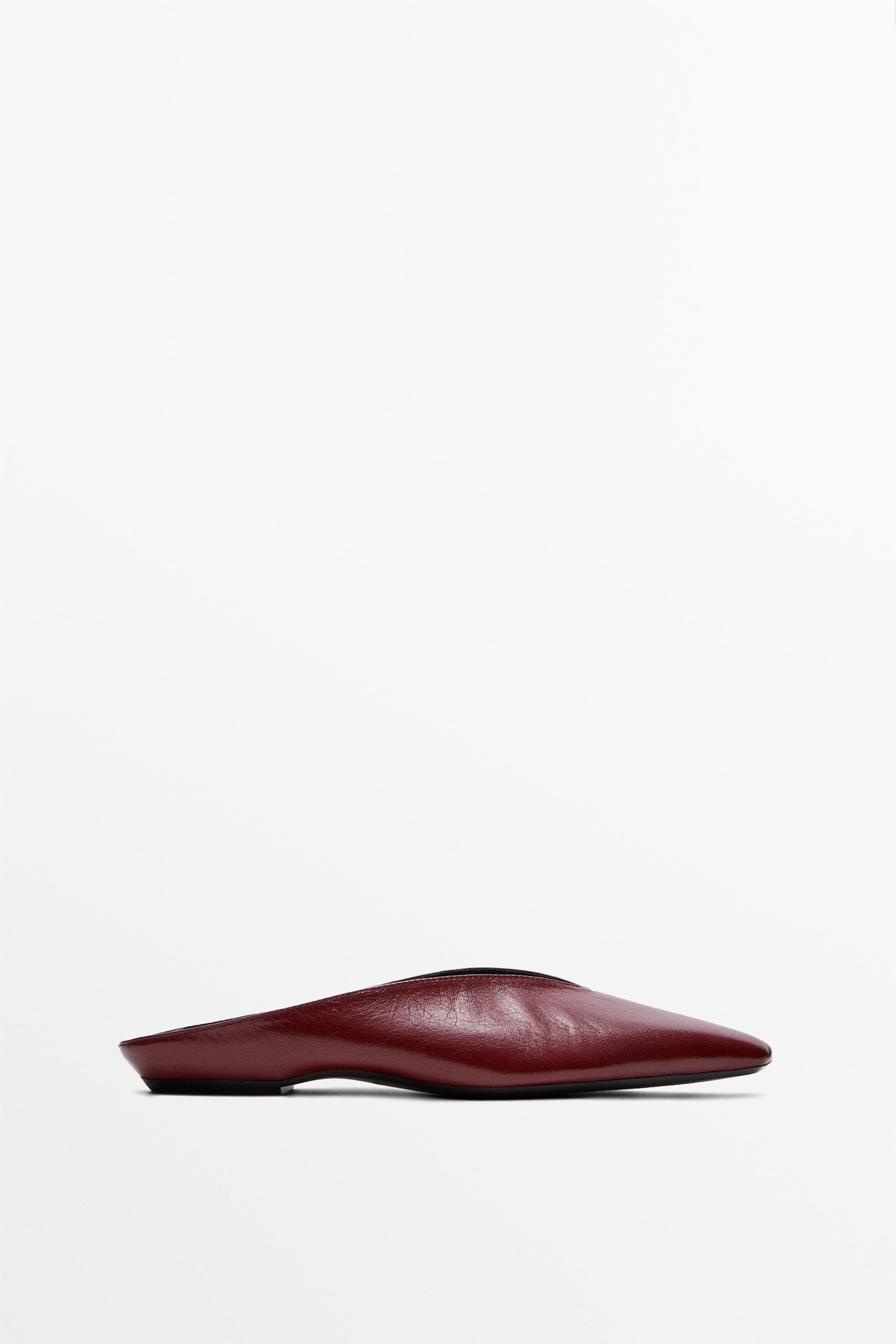 Soft leather mules | Massimo Dutti US