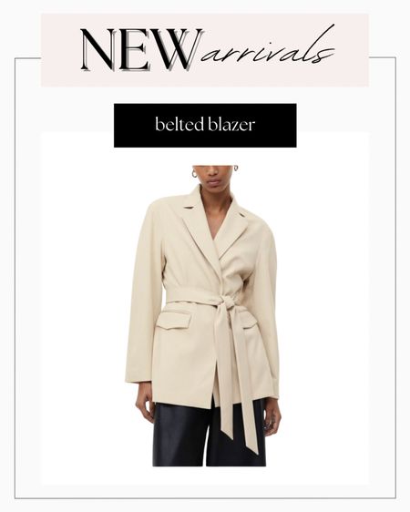 Belted blazer

#LTKworkwear
