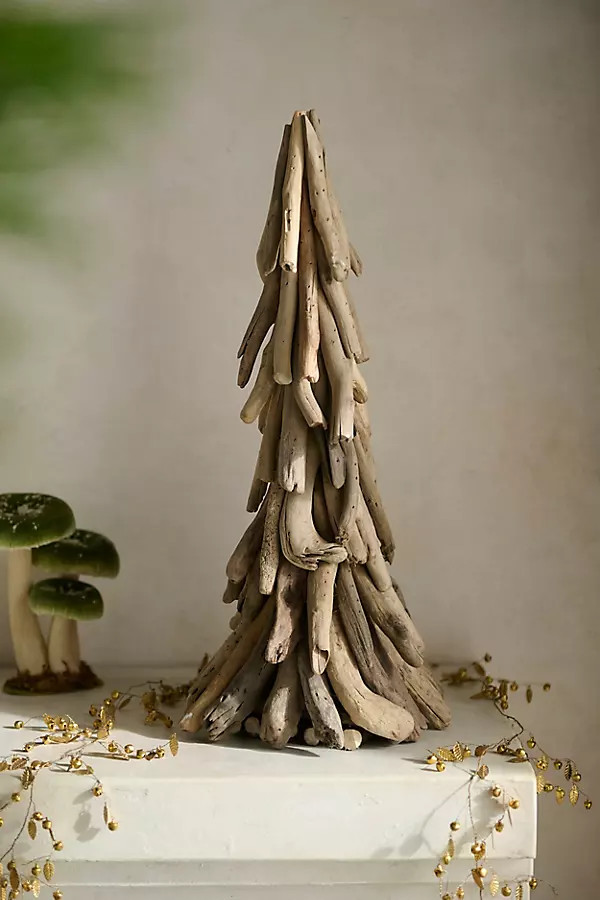 Tabletop Driftwood Cone | Anthropologie (US)