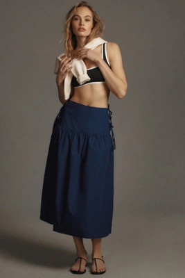 Allina Liu Break Midi Skirt | Anthropologie (US)