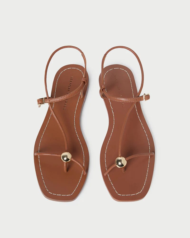 Lara Timber Leather Sandal | Loeffler Randall