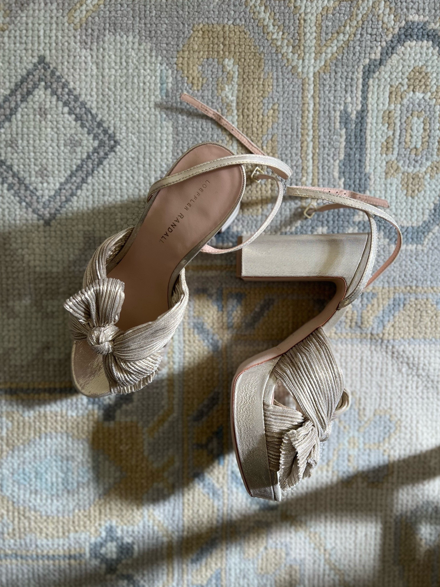 $25-$700 Gift Card with Code JANGIFTSF 

I sized up from a 9.5 to a 10 in these heels. 



Loeffler Randall heels, francie cream loom and
company rug, loom & co., Oushak rug, bedroom rug.
living room rug



#LTKhome #LTKshoecrush #LTKsalealert
