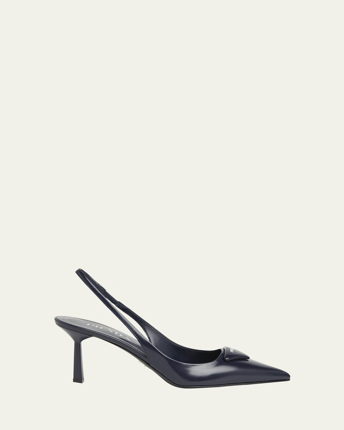 Patent Padded Triangle Slingback Pumps | Bergdorf Goodman