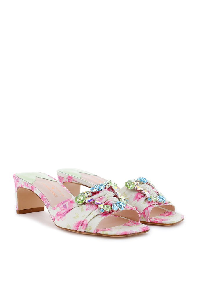 LoveShackFancy x Sophia Webster Margaux Mid Mule | LOVESHACKFANCY