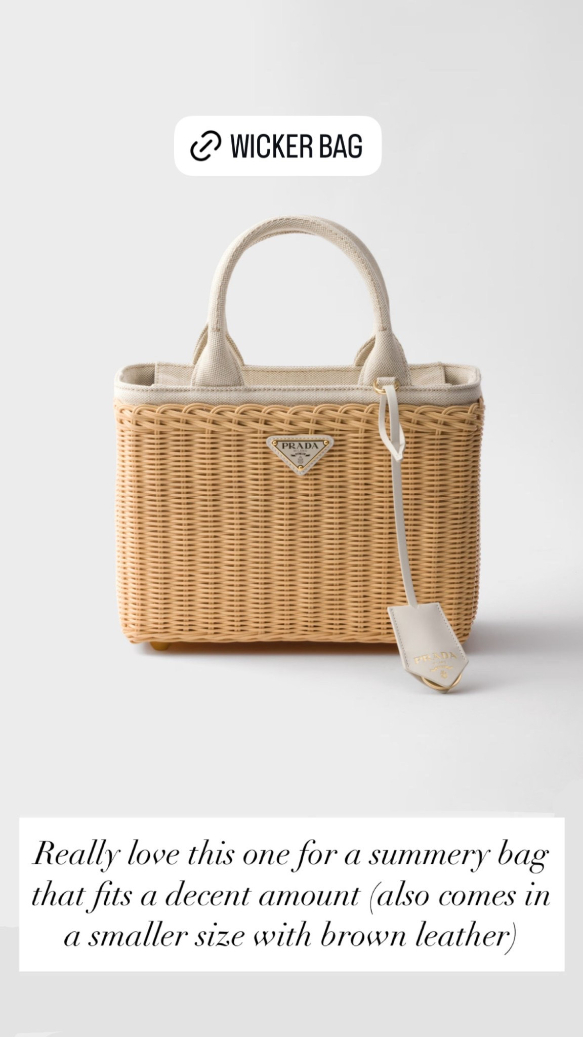 Wicker Prada bag, summer handbag, purse, designer bag. 

#LTKSummerEdit #LTKSeasonal #LTKItBag