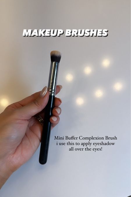 Mini Buffer Complexion Brush
i use this to apply eyeshadow
all over the eyes!

#LTKstyletip #LTKfindsunder50 #LTKbeauty