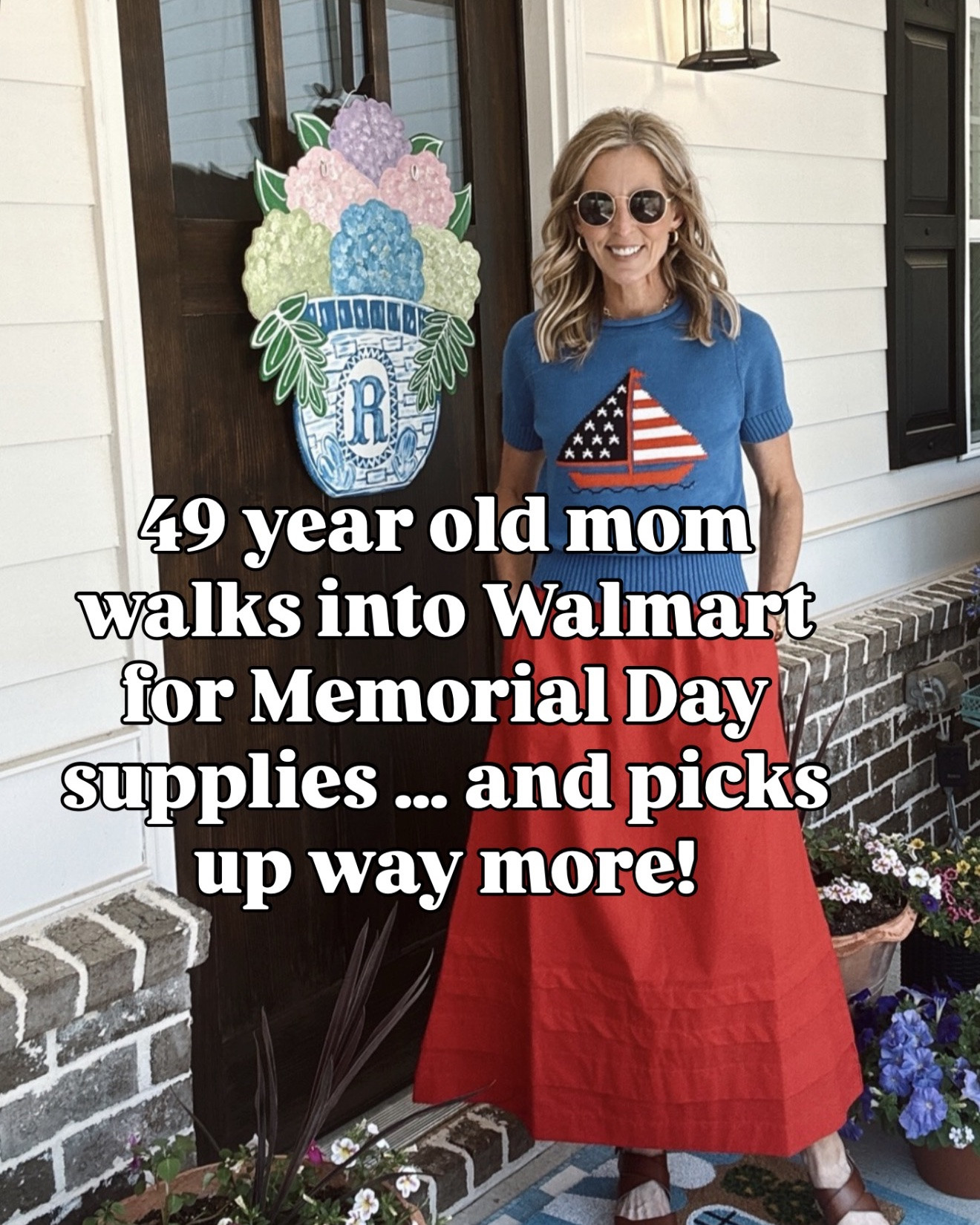 Follow + comment WALMART for all the links. 

POV: a 49 year old mom walks into Walmart for Memorial Day supplies and somehow leaves with patriotic trucker hats, cherry totes, lobster bags, summer PJs, sporty sets, trendy bags, flip flops, and enough accessories for an entire coastal summer personality.

Because tell me why Walmart is absolutely crushing summer this year?!

Wearing size XS in tops and dresses, size 0/2 bottoms, 5’5 for reference.

walmart fashion, walmart finds, patriotic style, memorial day outfits, red white and blue style, summer accessories, affordable fashion, mom style, beach tote, trucker hats, cherry tote, lobster bag, walmart summer finds, reebok set, summer pajamas, flip flops, coastal summer style, free assembly, walmart style, 49 year old mom style