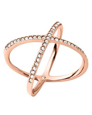 Michael Kors Pavé X Ring | Bloomingdale's (US)