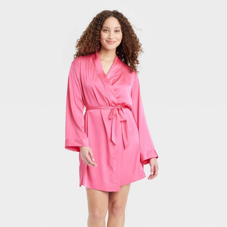 Women's Satin Robe - Stars Above™ | Target