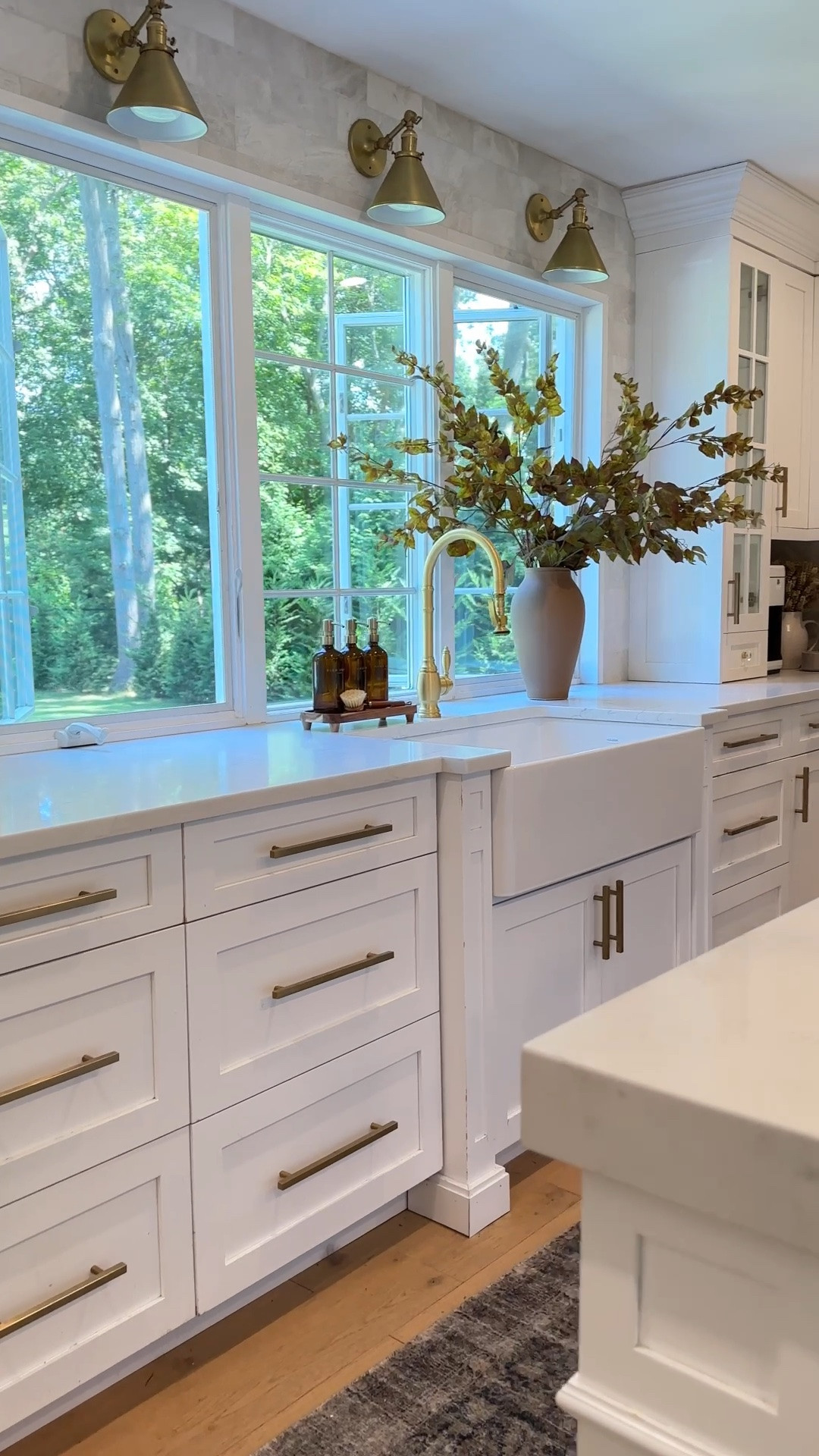 These high-quality artificial grape leaves have been a fall decor bestseller for the last few years. I’ve also linked similar at a lower price point. Shown: 8 branches in vase. 🍁🤎🍂

Kitchen lighting, backsplash, sink, faucet, area rug, cabinet hardware, artificial branches, vase.

#LTKHome #LTKSaleAlert #LTKSeasonal