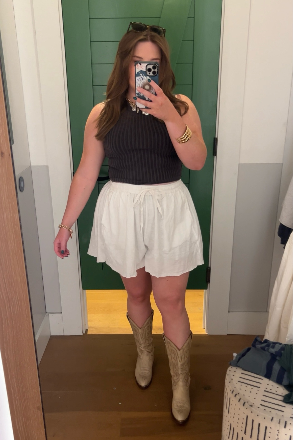 100% cotton shorts, and tank is on sale! 

#LTKMidsize #LTKSaleAlert #LTKStyleTip