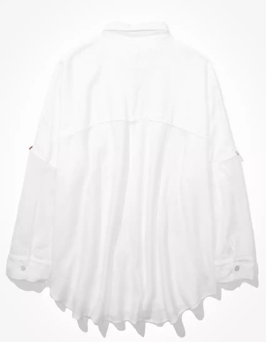 AE Go Big Oversized Shirt | American Eagle Outfitters (US & CA)