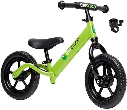 TheCroco Balance Bike Premium Model 12” Lightweight High-Grade Aluminum to Make Riding Easy for... | Amazon (US)