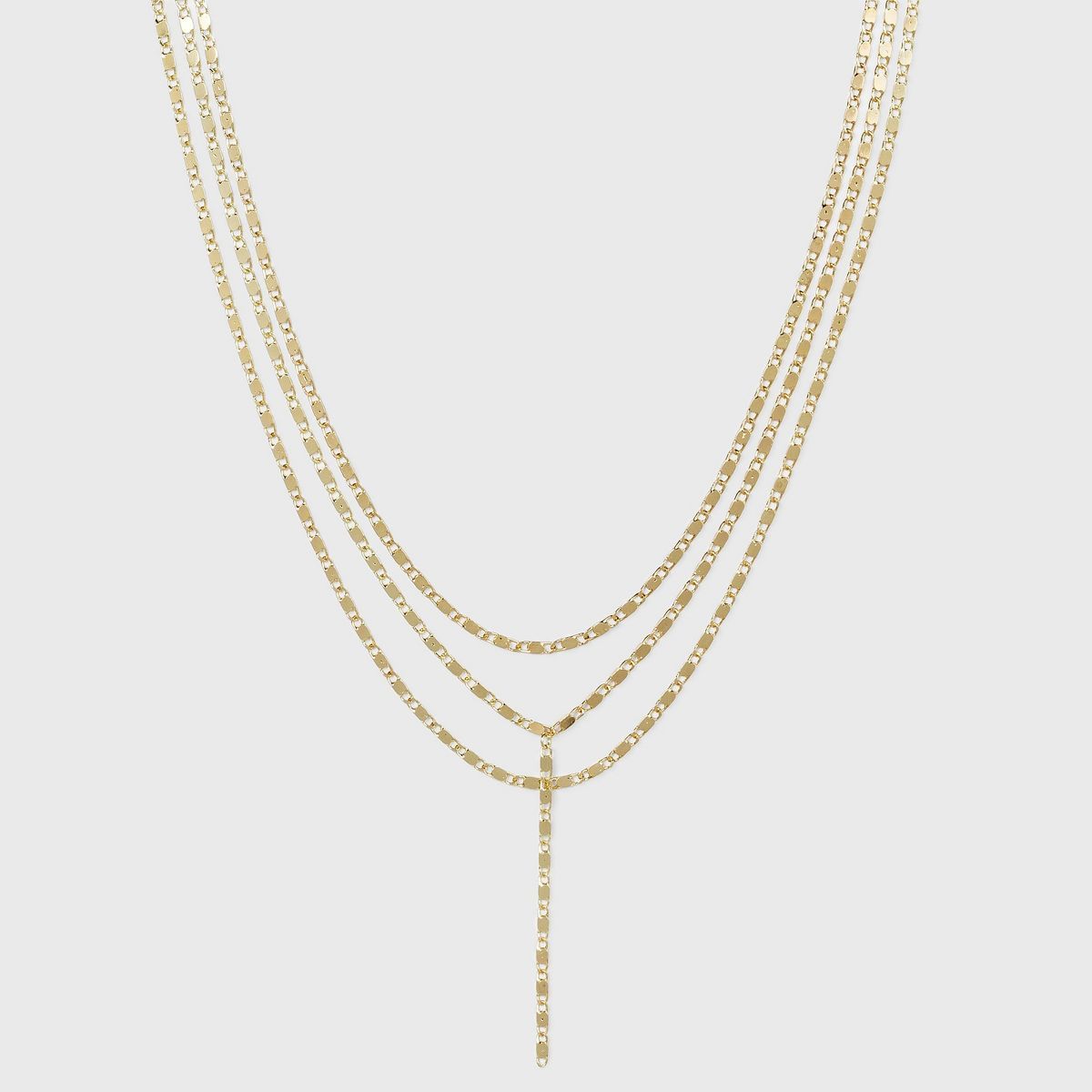SUGARFIX by BaubleBar Layered Y-Chain Necklace - Gold | Target
