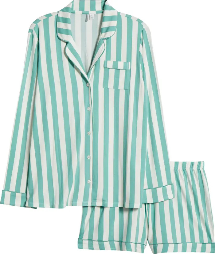 Nordstrom Moonlight Long Sleeve Stretch Modal Short Pajamas | Nordstrom | Nordstrom