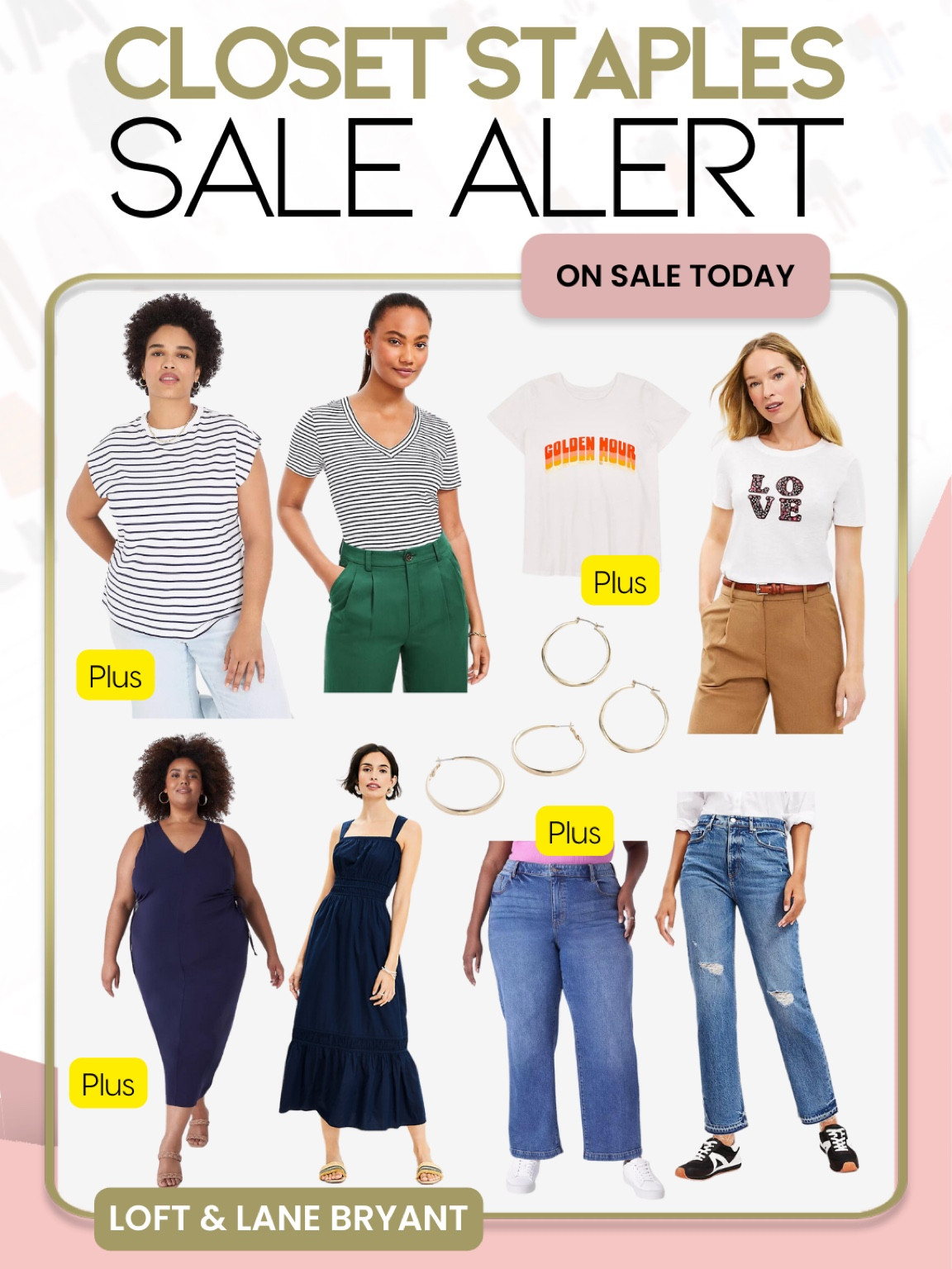 Get these closet staple pieces on sale TODAY! 

#LTKFind #LTKunder100 #LTKSale