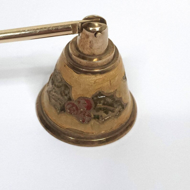 Vintage Brass Christmas Candle Snuffer – Holly & Berry Design - Etsy | Etsy (US)