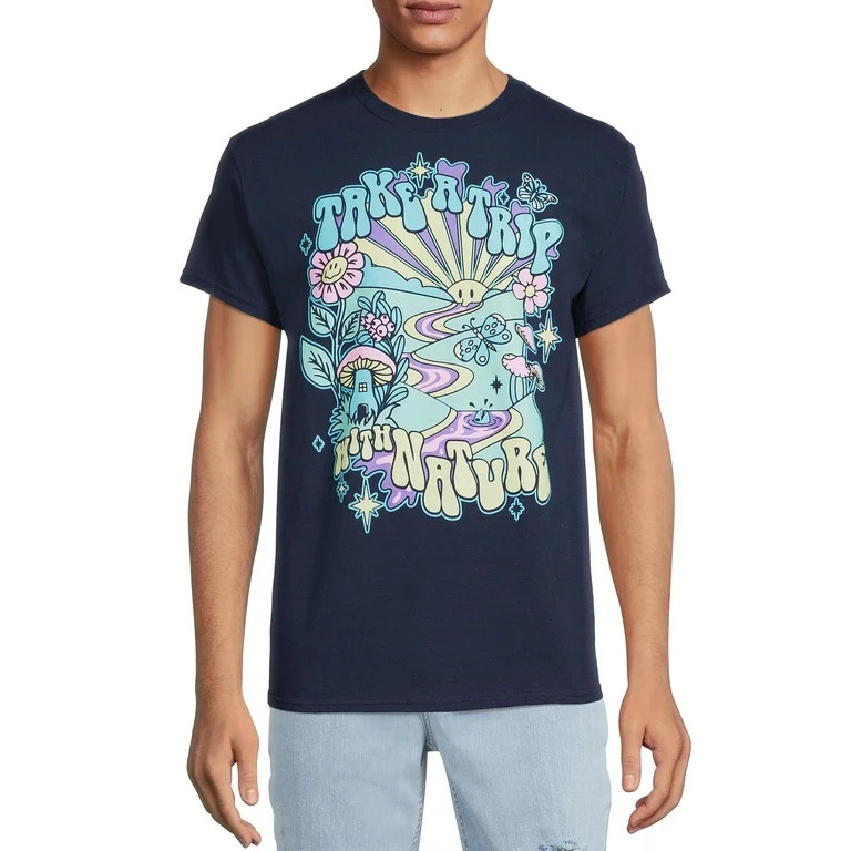 Humor Men's & Big Men's Take a Trip With Nature Graphic T-Shirt - Walmart.com | Walmart (US)