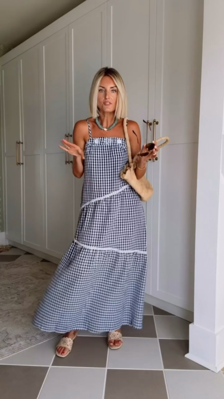 This is such an easy dress to throw on & go this summer! Love the gingham print! Wearing S! Loverly Grey, Amazon, maxi dress, summer outfit, affordable dress

#LTKootd #LTKSeasonal #LTKTravel