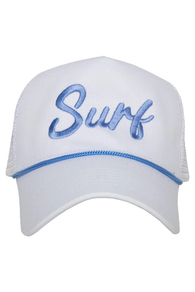 Surf Cursive Vacation Hat with Rope | Katydid.com