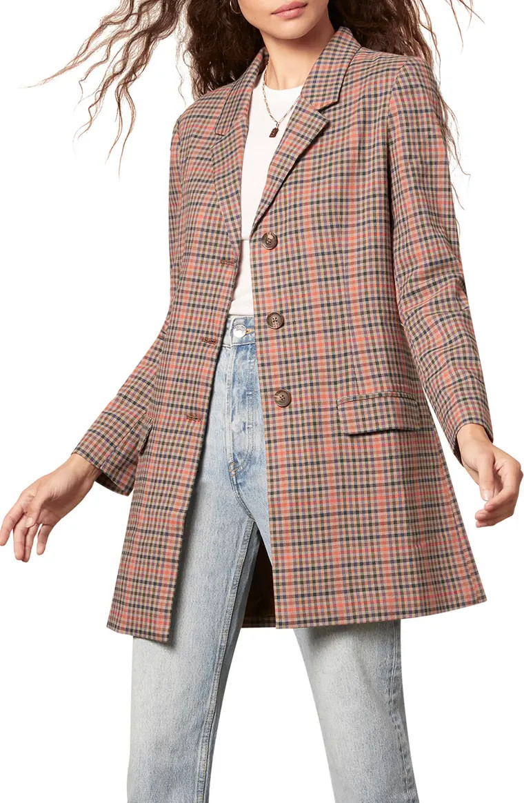 Plaid Boyfriend Blazer | Nordstrom