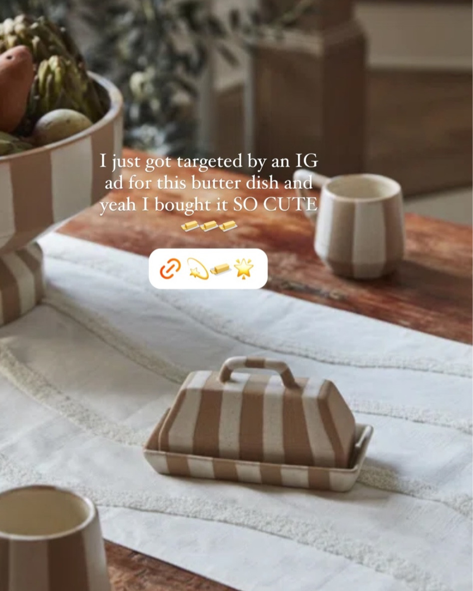  Cutest butter dish of all time!!?! Also on sale! 

#LTKHome #LTKSaleAlert #LTKFindsUnder50